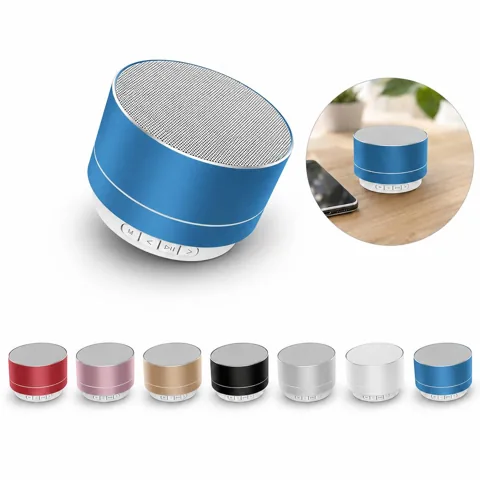 Compact Wireless RGB Speaker with Rechargeable Battery 2