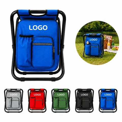 Portable Folding Backpack Stool for Camping and Outdoor Use