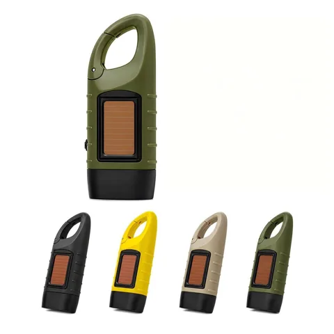 Portable Emergency LED Flashlight with Hand Crank Power 2