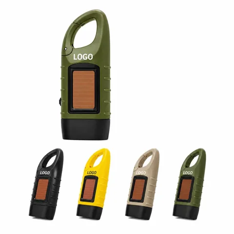 Portable Emergency LED Flashlight with Hand Crank Power