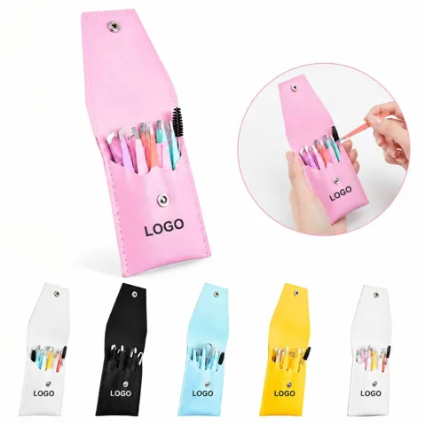 Stainless Steel Eyebrow Tweezer Kit with Non-Slip Grip