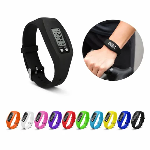 Digital Silicone Step Tracker Watch with Water Resistant 2