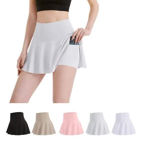 Women's Sporty Skirt with Built-in Shorts for Workout 2