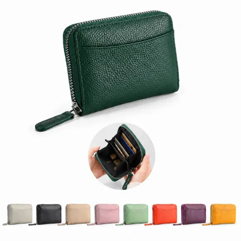 RFID Blocking Slim Leather Card Wallet 2