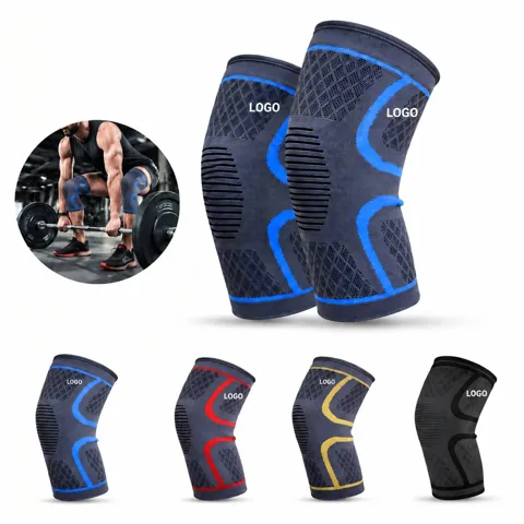 2-Pack Knee Compression Sleeve with Open Patella Support 1