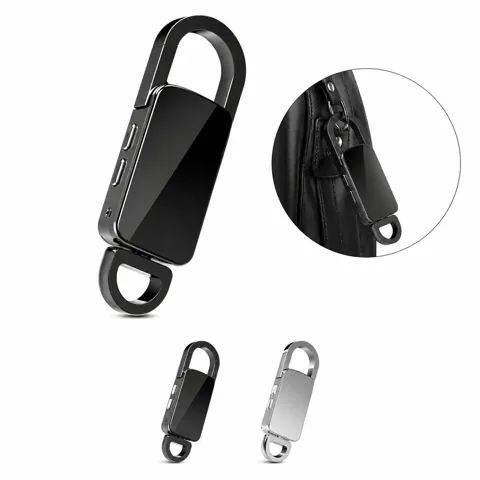 Portable Keychain Voice Recorder with One-Button Operation 2