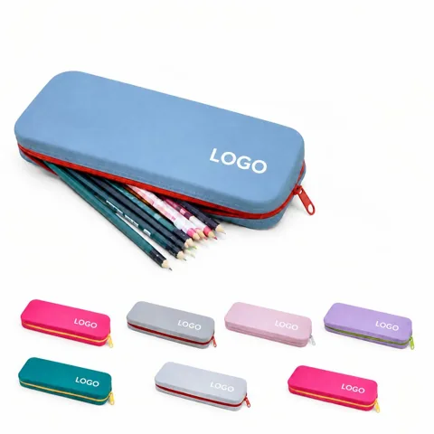 Silicone Pencil Pouch with Multiple Compartments 1