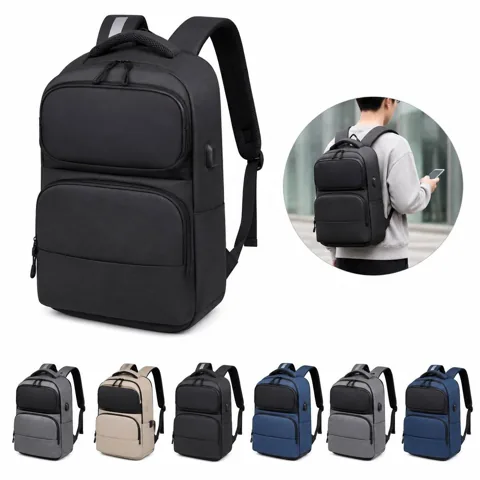 Travel Backpack with USB Charging Port Waterproof 2