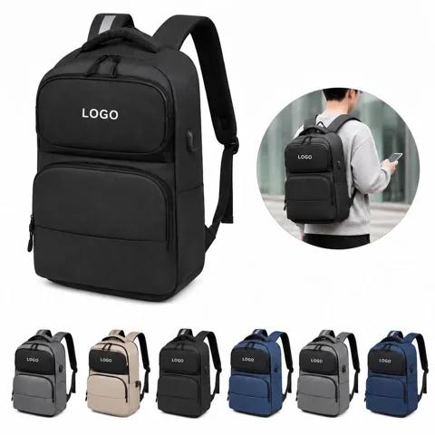 Travel Backpack with USB Charging Port Waterproof