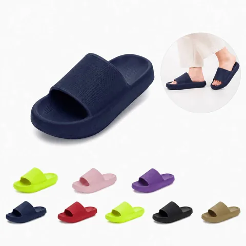 Plush Cushioned Indoor Pillow Slippers for Home 2