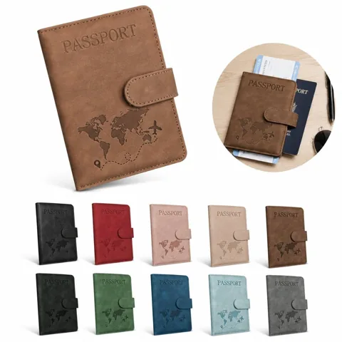 Travel Document Organizer with Magnetic Closure 2