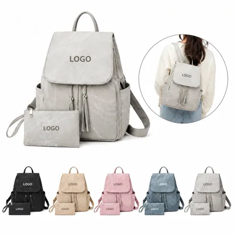 Candy Color Lightweight Crossbody Daypack for Women