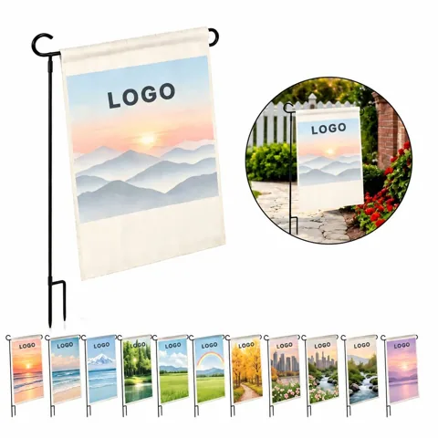 Double-Sided Weatherproof Garden Flag for Outdoor Decor 1
