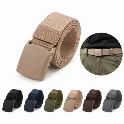 Durable Nylon Tactical Belt with Quick-Release Buckle 2