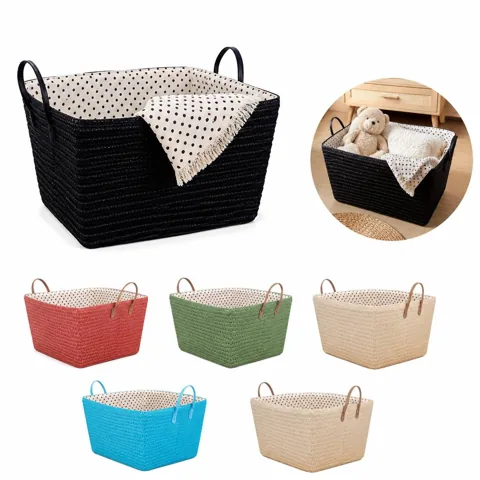 Collapsible Polypropylene Storage Bin with Handle 2