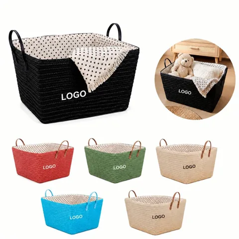 Collapsible Polypropylene Storage Bin with Handle 1