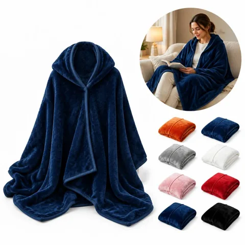 Lightweight Polyester Fleece Blanket for Travel and Camping 2