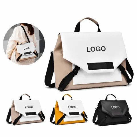 Water-Resistant Laptop Bag with Padded Compartments