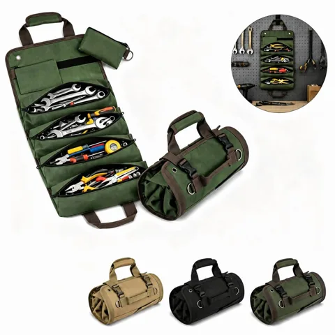 Compact Roll-Up Tool Bag for Hand Tools Storage 2