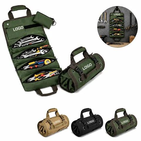 Compact Roll-Up Tool Bag for Hand Tools Storage 1