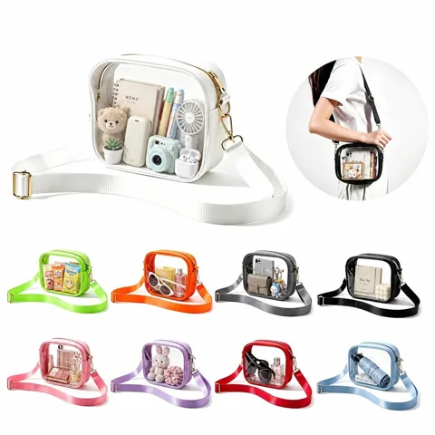 Transparent Fashion Tote Bag for Everyday Travel and 2