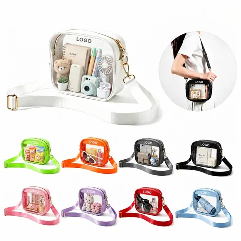 Transparent Fashion Tote Bag for Everyday Travel and