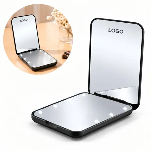 Touch-Control LED Mirror with Adjustable Lighting
