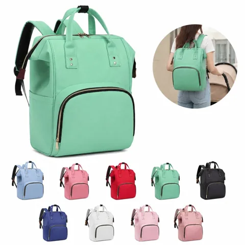 Water-Resistant Nylon Baby Diaper Backpack 2