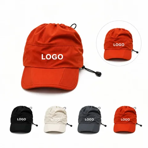 Quick-Dry Baseball Cap with Adjustable Back Closure