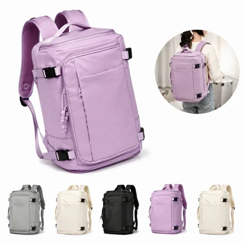 Water-Resistant Travel Backpack with Laptop Compartments 2