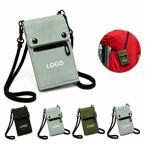 Foldable Water-Resistant Nylon Crossbody Bag