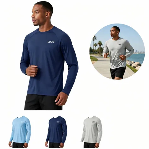 Men's Moisture Wicking Athletic Crew Neck Tees