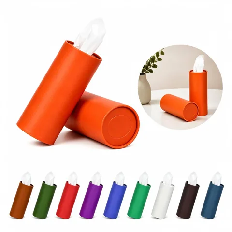 Cylindrical Tissue Dispenser Canister for Home Office 2