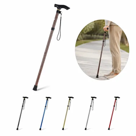 Collapsible Aluminum Hiking Stick with Shock Absorption 2