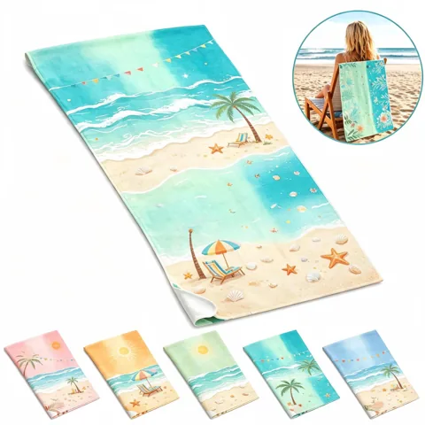Quick Dry Lightweight Microfiber Beach Towel 2