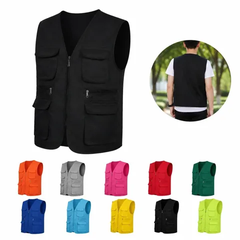 Versatile Work Tool Vest with Multiple Pockets 2