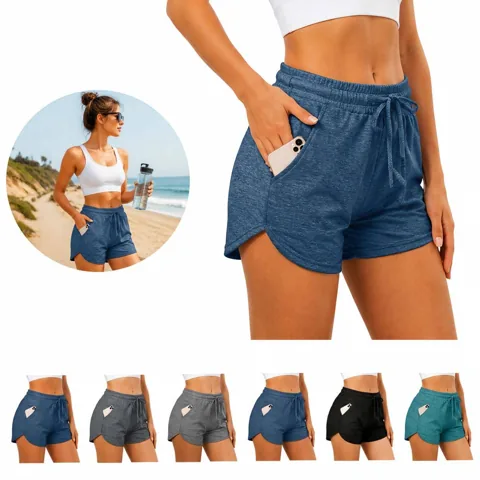 Women's High Rise Athletic Shorts with Liner 2