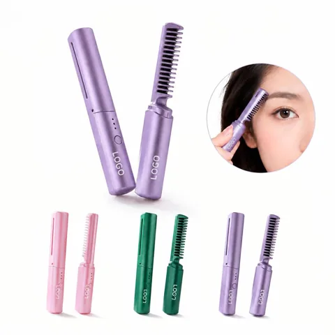 Cordless Rechargeable Heated Straightening Comb for Smooth