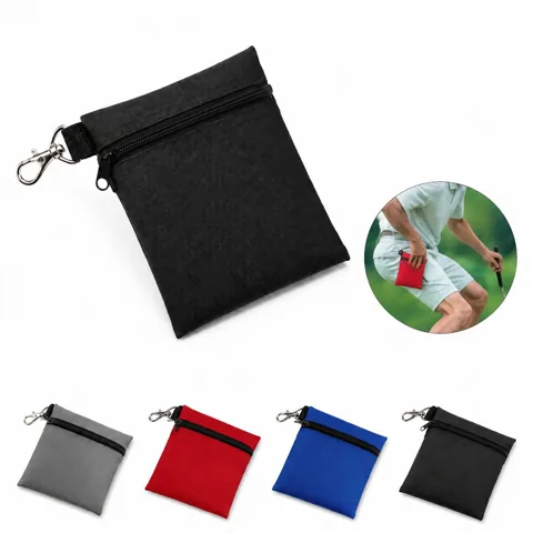 Compact Golf Tee Holder Pouch with Multiple Slots 2