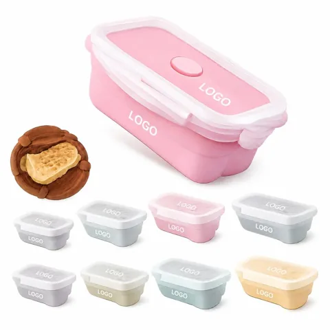 Collapsible Silicone Meal Prep Storage Box 1