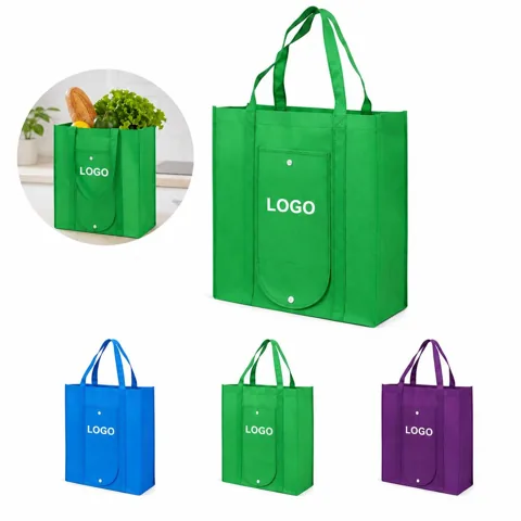 Reusable Foldable Tote Bag for Groceries and Travel