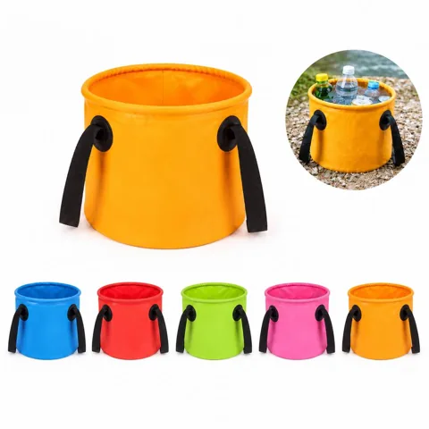 Portable Foldable 9L Fishing Bucket Waterproof 2
