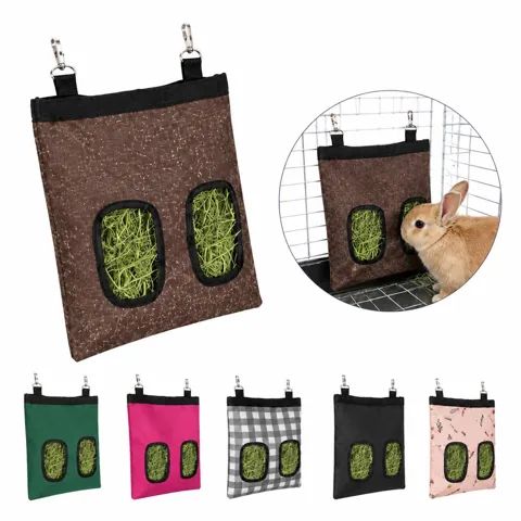 Mesh Hanging Hay Feeder Bag for Guinea Pigs 2