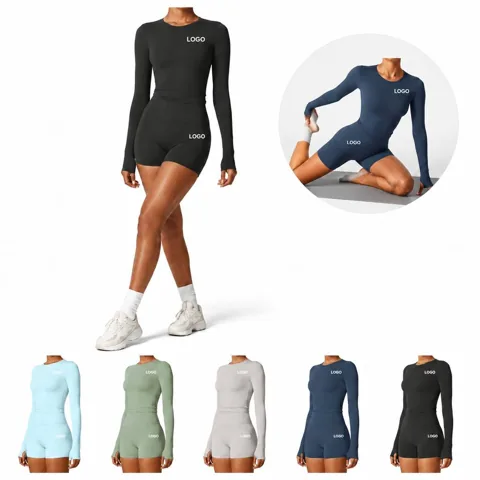 Long Sleeve Breathable Yoga Workout Top for Women 1