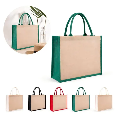 Eco-Friendly Natural Jute Shopping Bag Reusable 2