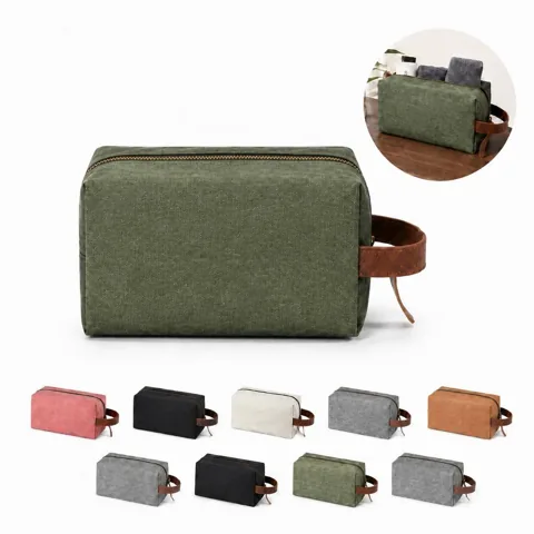 Water-Resistant Square Travel Toiletry Organizer Bag 2