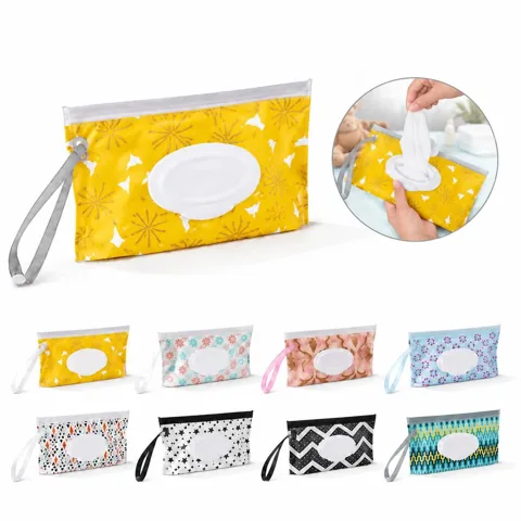 Baby Wipes Container with Weighted Lid and Airtight Seal 2