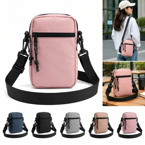 Waterproof Multi-Pocket Waist Bag for Hands-Free Travel 2