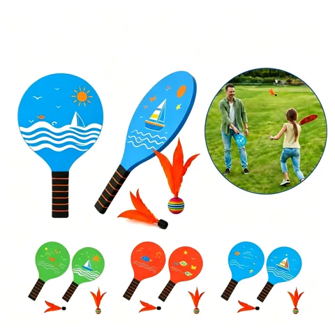 Kids Badminton Racket and Shuttlecock Set for Beginners 2