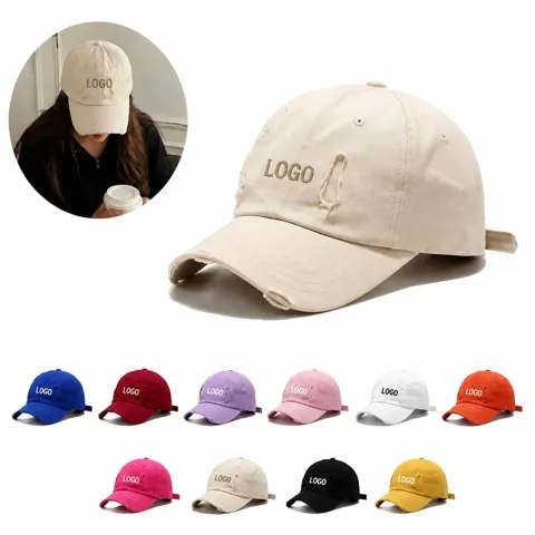 Adjustable Cotton Snapback Baseball Cap for Unisex